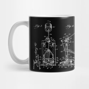 Drum Lover Gift Vintage Drum Beating Patent Print 1955 Mug